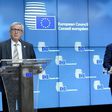 European Commission chief Jean-Claude Juncker (L) said he was "scandalised" by the Turkish government's Nazi comments while Donald Tusk said they were "detached from reality"