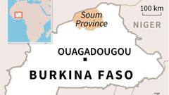 Map locating Soum province in Burkina Faso