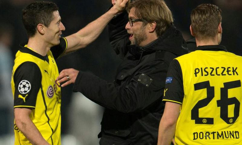 Lewandowski credits ex-Borussia Dortmund coach Jurgen Klopp with developing him into a world-class striker