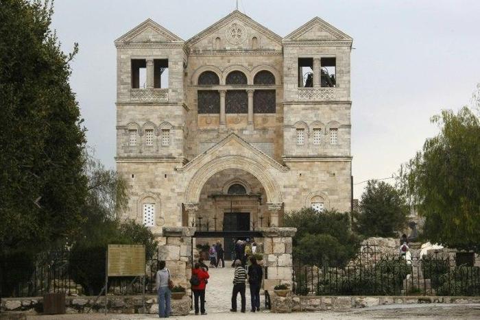 The Church of the Transfiguration on Mount Tabor in northern Israel, is where Christians believe Jesus spoke with Moses and Elijah