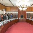 President Uhuru Kenyatta and Deputy President William Ruto during a Cabinet meeting at State House, Nairobi