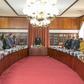President Uhuru Kenyatta and Deputy President William Ruto during a Cabinet meeting at State House, Nairobi