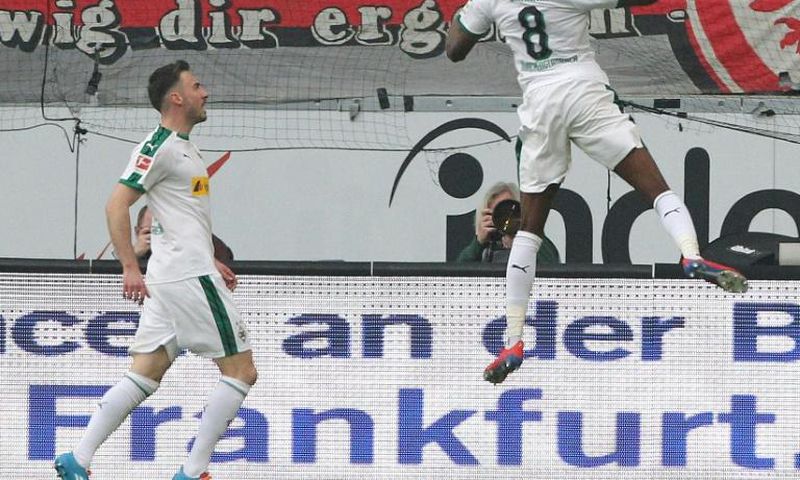 Zakaria equalised but Gladbach had to settle for a point in Frankfurt