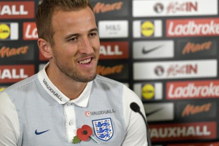 England striker Harry Kane was an unused substitute in England's 3-0 defeat of Scotland on Friday in World Cup qualifying