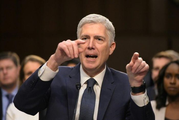 Neil Gorsuch testifies before the Senate Judiciary Committee on his nomination to the US Supreme Court