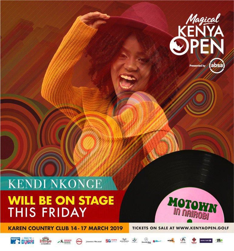 Some of the acts for the Magical Kenyan open golf tournament