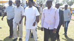 Anyang Nyongo, Raila Odinga and DP William Ruto