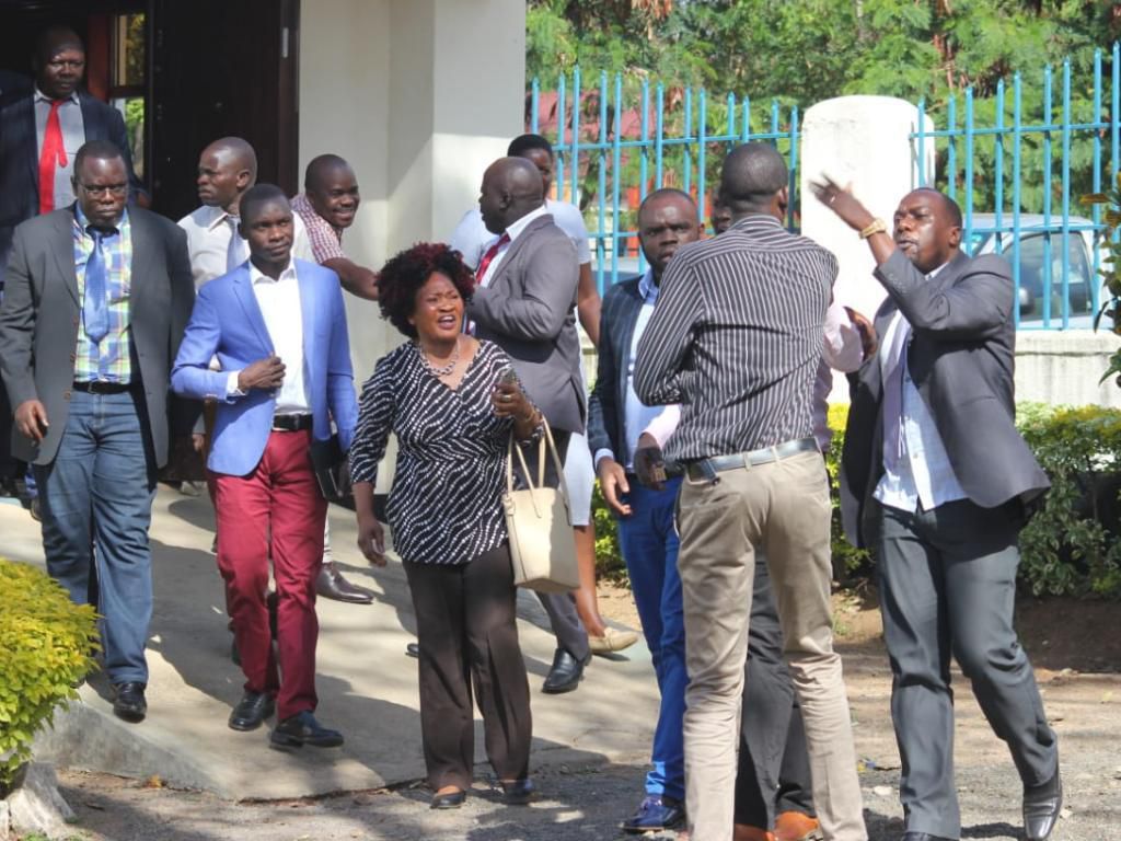 Kisumu MCAs have engaged in a fights at the County Assembly