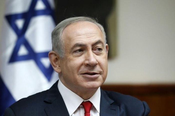 Israeli Prime Minister Benjamin office said he would travel to London on Sunday and meet May on Monday morning before flying home later in the day