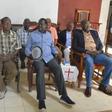 Raila Odinga with Muhoho Kenyatta and Raphael Tuju during a memorial service for Jaramogi Oginga and Fidel Odinga in Bondo