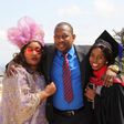 Sonko and his family during the Graduation party of his daughter