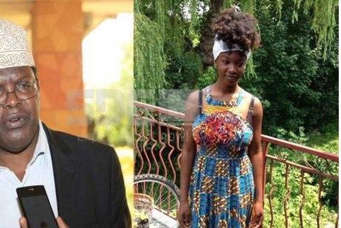 Miguna Miguna and her daughter