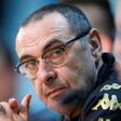 Napoli coach Maurizio Sarri attends a press conference on the eve of the Champions League match against Real Madrid at the Castel Nuovo training camp in Naples on March 6, 2017