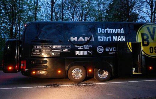 The incident, which occurred on April 11, saw three explosions go off alongside the team bus minutes after it left the squad's hotel