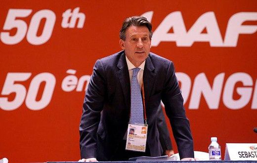 IAAF President Sebastian Coe