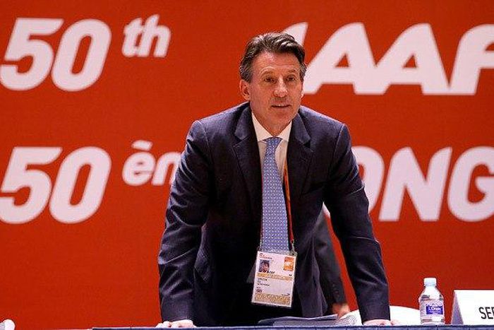 IAAF President Sebastian Coe