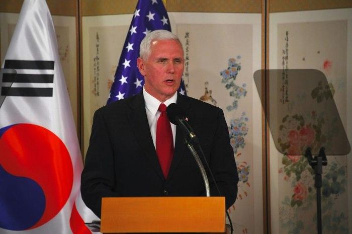 US Vice President Mike Pence warned that the US policy of "strategic patience" with North Korea was at an end