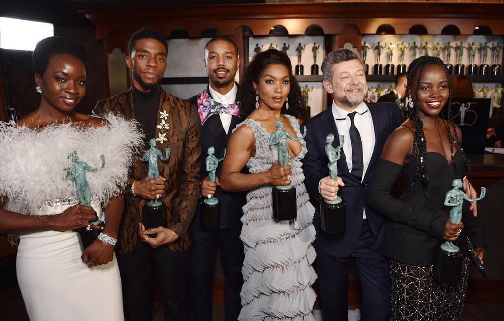 ‘Black Panther’ movie won a SAG award for ‘Outstanding Performance by an Ensemble in a Motion Picture’.