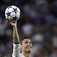 Real Madrid's forward Cristiano Ronaldo and Real host Atletico Madrid in the Champions League semi-finals