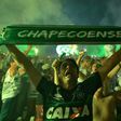 Fans of Brazilian club side Chapecoense pay tribute to players killed in a plane crash in November 2016