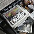 Front pages from New York City newspapers feature President-elect Donald Trump, on November 9, 2016