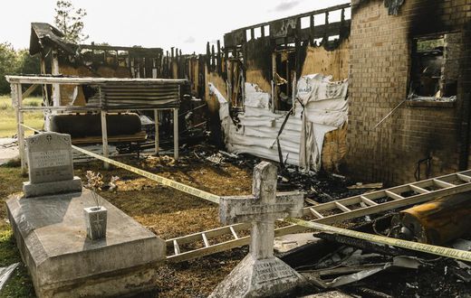 A Charred Gas Can, a Receipt and an Arrest in Church Fires