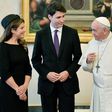 Canadian Prime Minister Justin Trudeau, visiting thr Catican with his wife Sophie, was seeking a papal apology on behalf of the Catholic Church for documented abuse of indigenous Canadians at church-run boarding schools