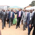 President Kenyatta with DP William Ruto and Opposition leader Raila Odinga in Kisii