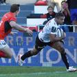 South Africa's Bryan Habana (R) returned from injury to score against Italy, taking his tally to 67 in 124 appearances, but has been dropped against Wales