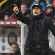 Chelsea's Italian head coach Antonio Conte gestures on the touchline during the English Premier League match between Burnley and Chelsea at Turf Moor in Burnley on February 12, 2017