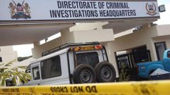 The headquarters of the Directorate of Criminal Investigations (DCI) along Kiambu Road, Nairobi.