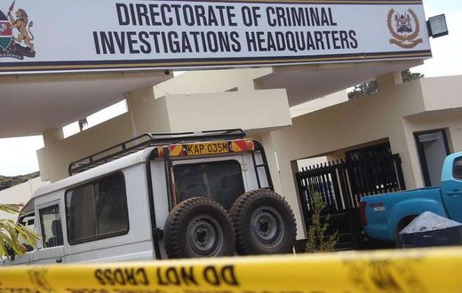 The headquarters of the Directorate of Criminal Investigations (DCI) along Kiambu Road, Nairobi.