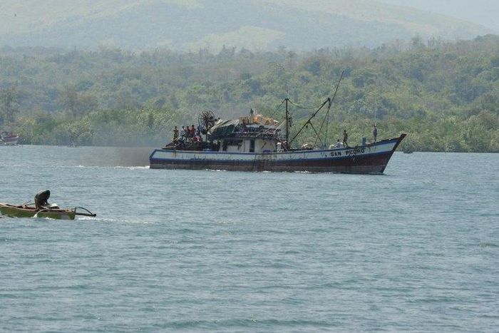 The Scarborough Shoal is a small ring of reefs that lies about 230 kilometres (140 miles) from the Philippines and 650 kilometres from China