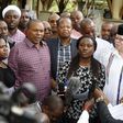 Mt Kenya leaders caucus during a past presser in Naivasha (The Standard)