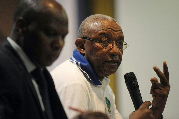 Rwanda's National Election Commission president Kalisa Mbanda, pictured in Kigali in 2013, says the social media controls aim at avoiding expressions that could dangerously divide the Rwandan population