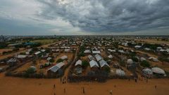 Part of the eastern sector of the IFO-2 camp in the sprawling Dadaab refugee camp