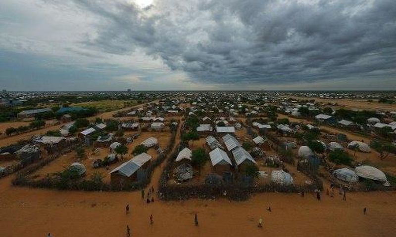Part of the eastern sector of the IFO-2 camp in the sprawling Dadaab refugee camp