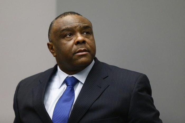 Jean-Pierre Bemba sits in the courtroom of the International Criminal Court in The Hague