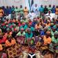 Nigeria's President Muhammadu Buhari, seen sitting among the 82 Chibok girls rescued from Boko Haram after a prisoner swap, was elected on as promise to to defeat the insurgents