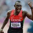 Two-time Olympic 800m champion David Rudisha