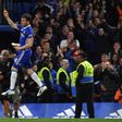 Chelsea's midfielder Cesc Fabregas celebrates scoring their fourth goal on May 15, 2017