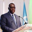 President Macky Sall, pictured in March 2017, visited the site of the fire that killed at least 25 people at a Muslim religious retreat in Senegal