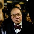 Former Hong Kong chief executive Donald Tsang leaves the Hong Kong High Court after the jury found him guilty of misconduct in his high-profile corruption trial on February 17, 2017