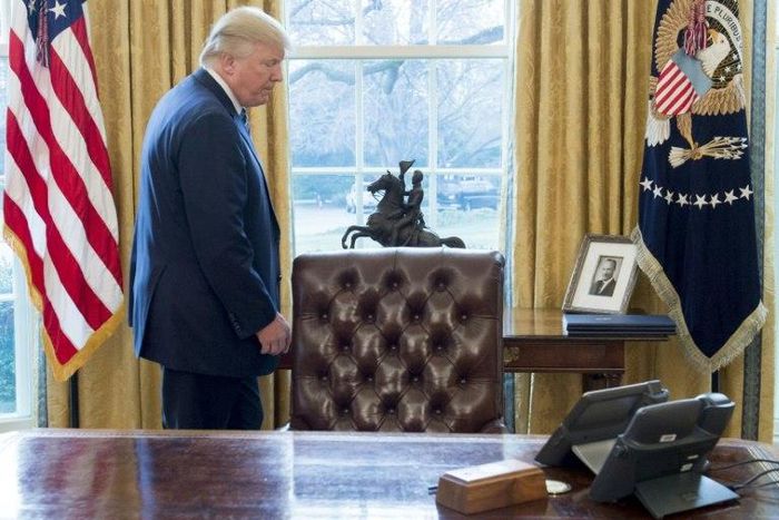 A White House statement said President Donald Trump agreed "to honor our 'One China' policy" at the "request of" Chinese President Xi Jinping