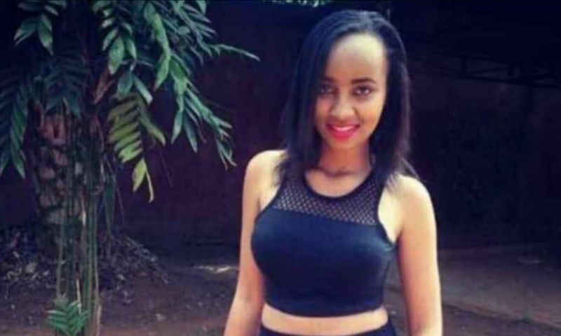 Moi University student Ivy Wangechi who was hacked to death on Tuesday (Twitter)
