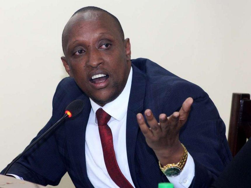 Majority Leader Abdi Guyo during a past media briefing