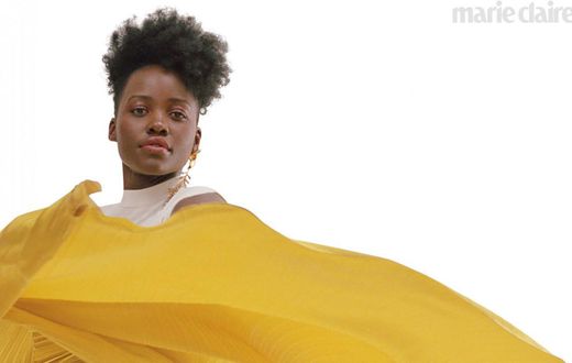 'Style icon' Lupita Nyong'O looks ethereal on the cover of Marie Claire's March issue