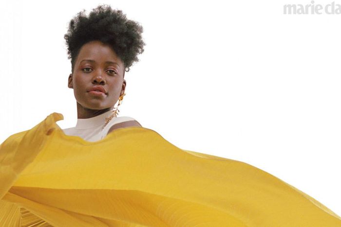 'Style icon' Lupita Nyong'O looks ethereal on the cover of Marie Claire's March issue