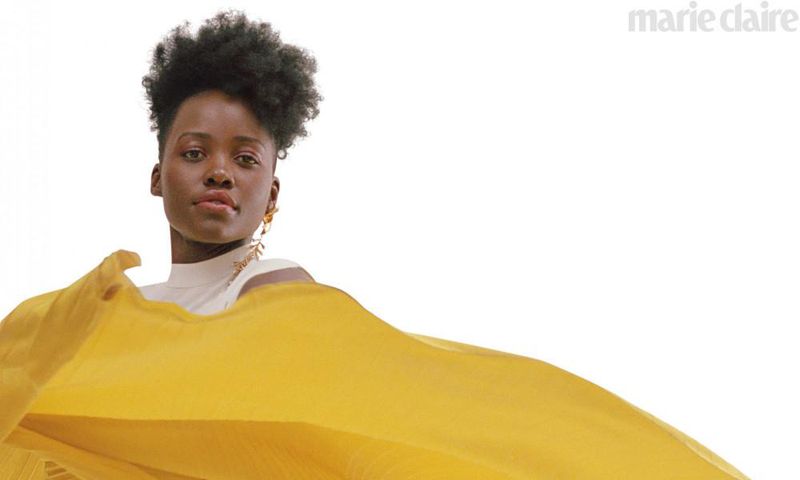'Style icon' Lupita Nyong'O looks ethereal on the cover of Marie Claire's March issue