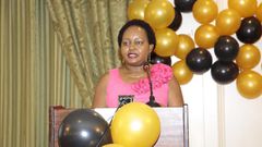 File image of Kirinyaga Governor Anne Waiguru. She got engaged to Kamotho aiganjo on 16 Feb 2019